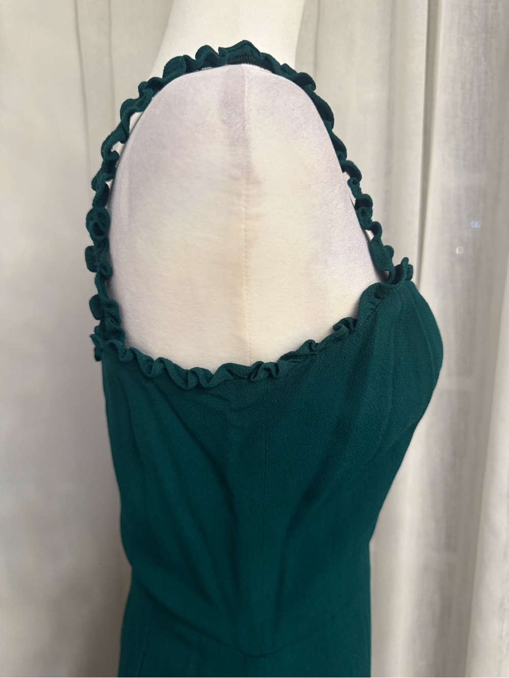 Reformation Emerald Green Flirty Bodice Midi Dress - Picture 9 of 10